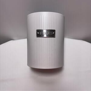 Metal White Utensil Holder